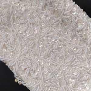 Cavanagh Beaded Embellished Evening Bag Gold Clasp for the occasion handbag 👜